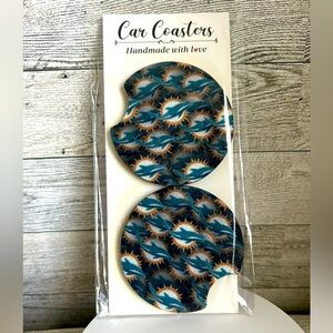 Dolphins Car Coasters